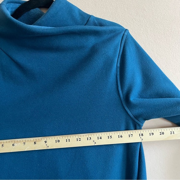Athleta COZY KARMA MOCK NECK DRESS Teal size Small - Picture 14 of 16